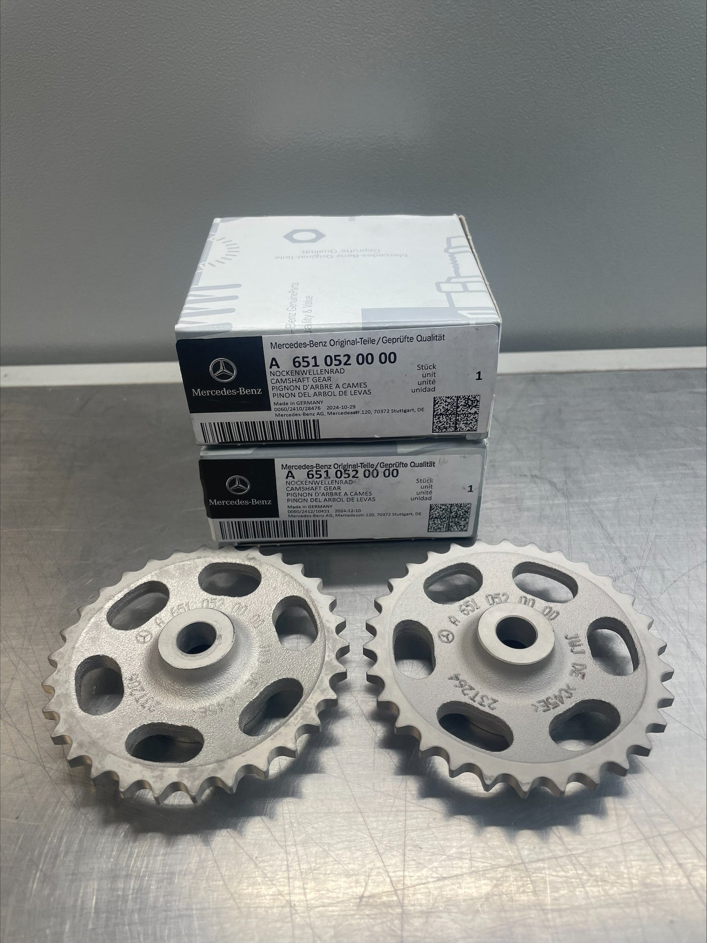 Mercedes-Benz Camshaft Gears, For OM651 Engine, Pair, A6510520000