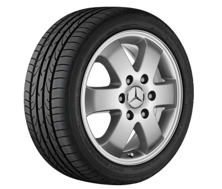 Mercedes-Benz Sprinter 6-spoke Single Alloy Wheel, (16 inch)