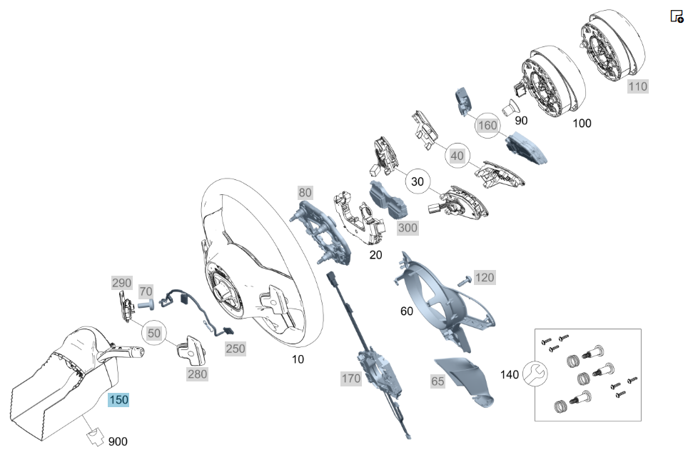 Genuine Mercedes-Benz Sprinter, Steering Control Module, A9079005710