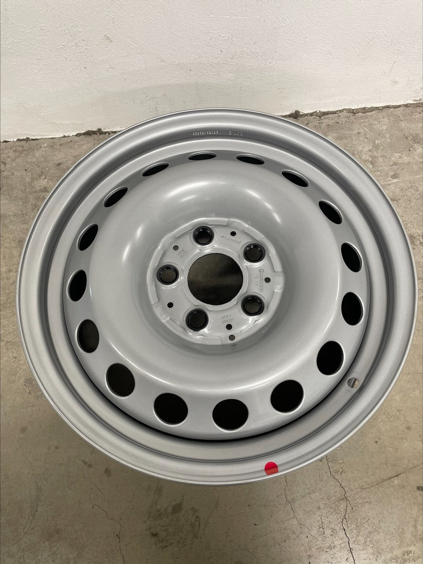 Genuine Mercedes-Benz 447 Vito, 16" Steel Wheel Rim, Silver, A44740101019206