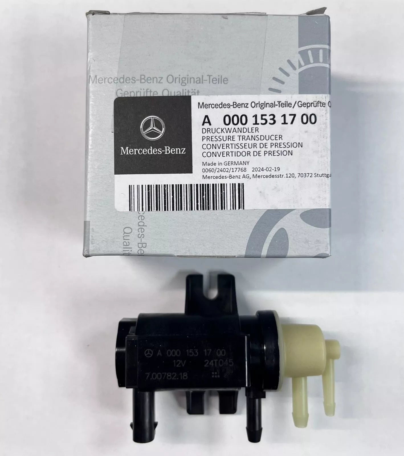 Mercedes-Benz Pressure Transducer Valve, OM651, A0001531700