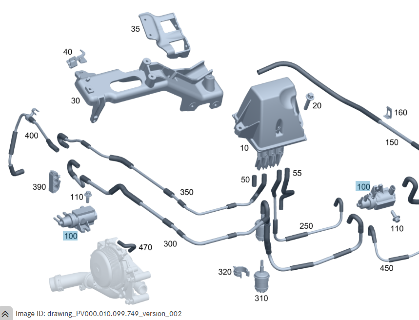 Mercedes-Benz Pressure Transducer Valve, OM651, A0001531700