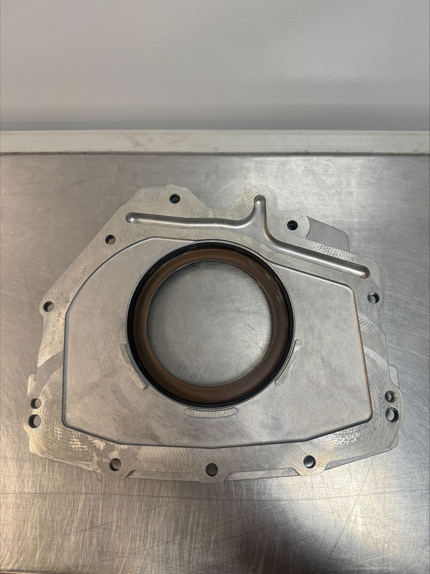 Genuine Mercedes-Benz Rear Crankshaft Cover, With Seal, For OM642 V6 Engine, A6420100214
