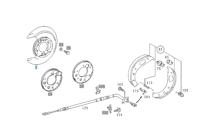 Mercedes-Benz Sprinter 903 Rear Backing Plates