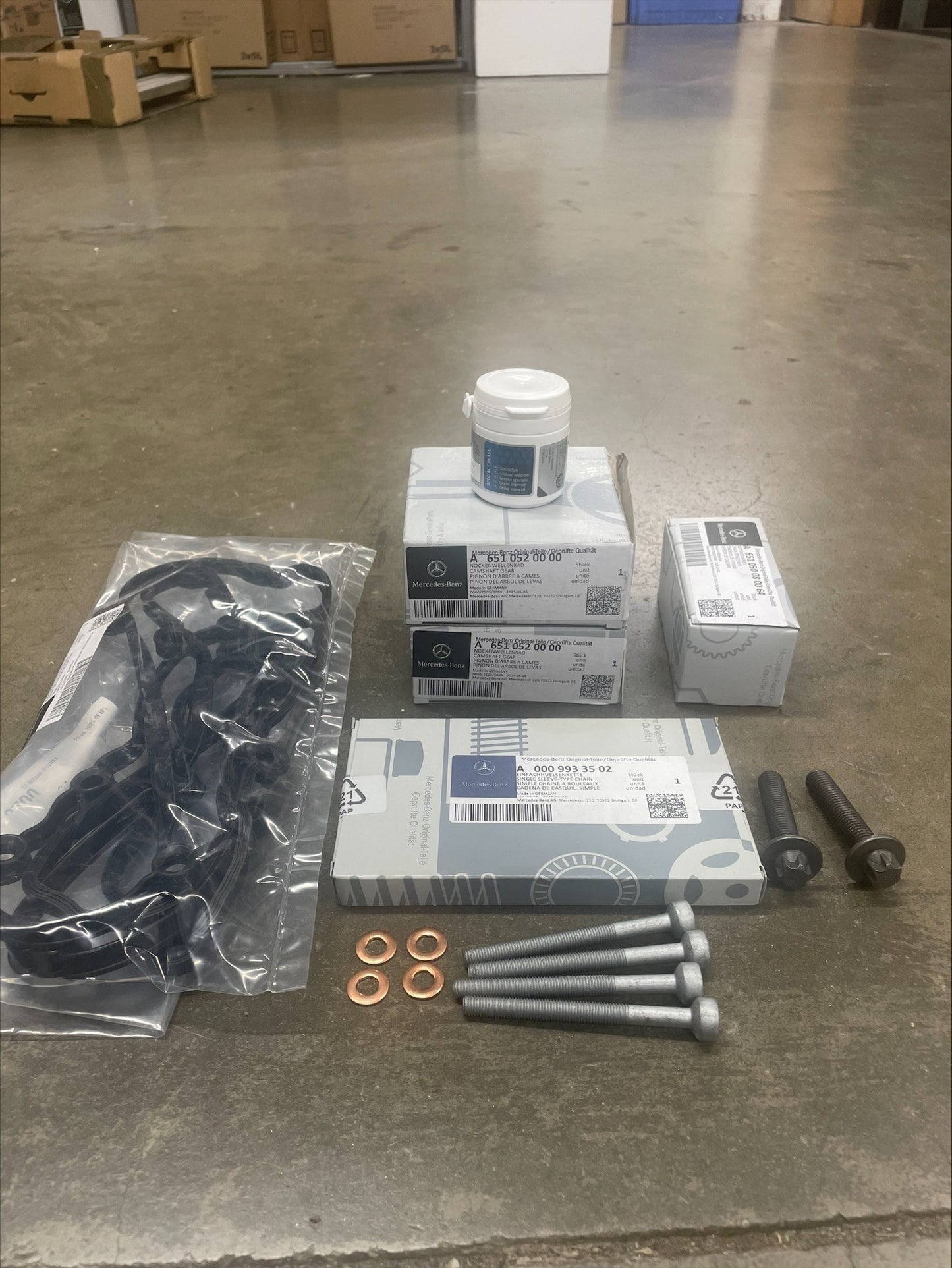 Genuine Mercedes-Benz Timing Chain Kit, For OM651 Engine