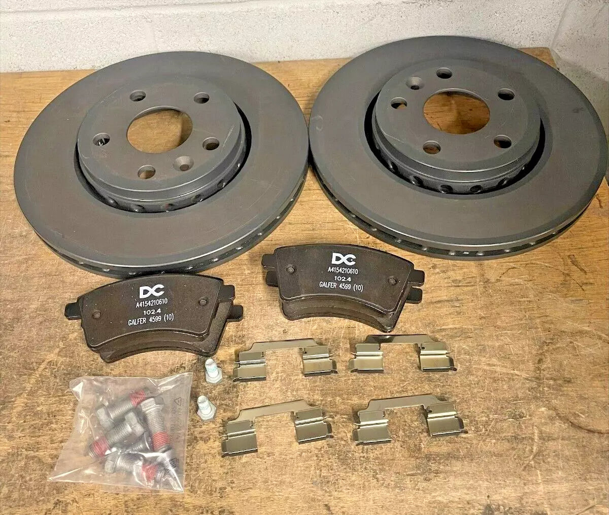 Genuine Mercedes-Benz Front Brake Disc & Pad Kit, For Citan, Up to 2018