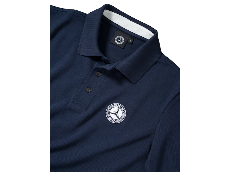 Mercedes-Benz Clothing, Men's Navy Blue Polo Shirt