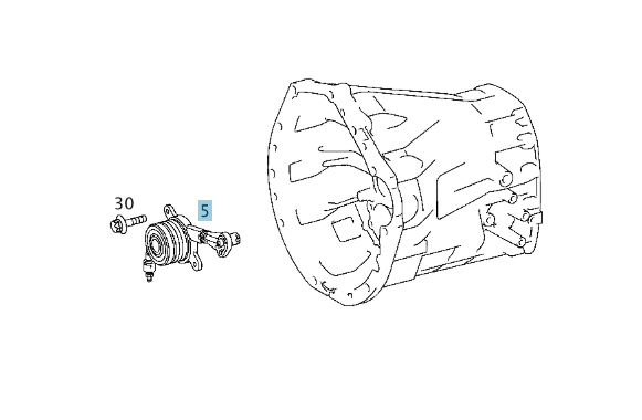 Genuine Mercedes-Benz Clutch Kit, For 907 Sprinter, OM651
