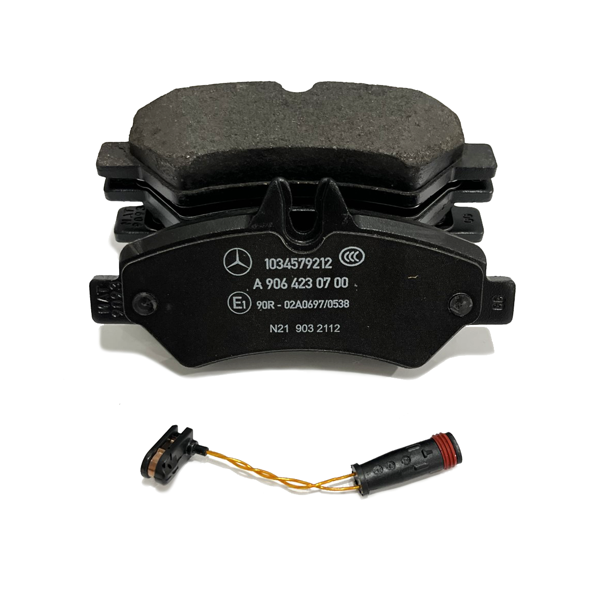 Genuine Mercedes-Benz 906 Sprinter Rear Brake Pads & Sensors - 2 to 4 Tonne - A9064200100