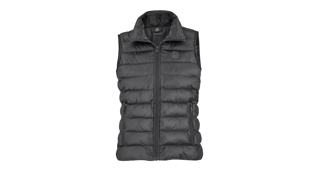 Mercedes-Benz Women's Quilted Gilet, Black