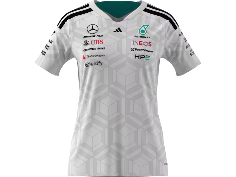 Mercedes-Benz F1 Women's T-Shirt, 2026, White, AMG Petronas