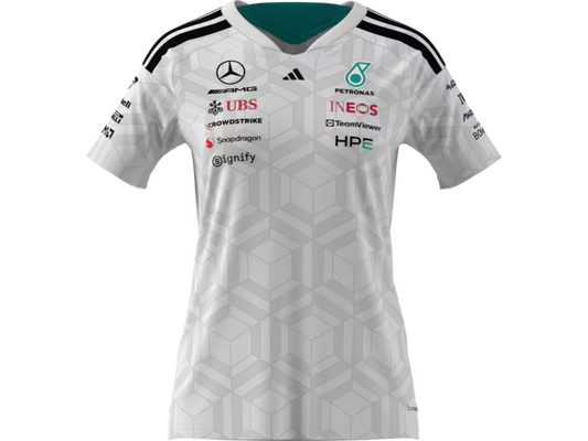Mercedes-Benz F1 Women's T-Shirt, 2026, White, AMG Petronas