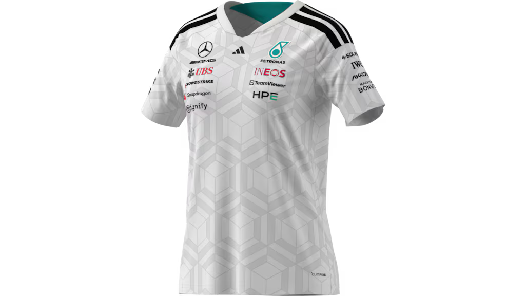 Mercedes-Benz F1 Women's T-Shirt, 2026, White, AMG Petronas