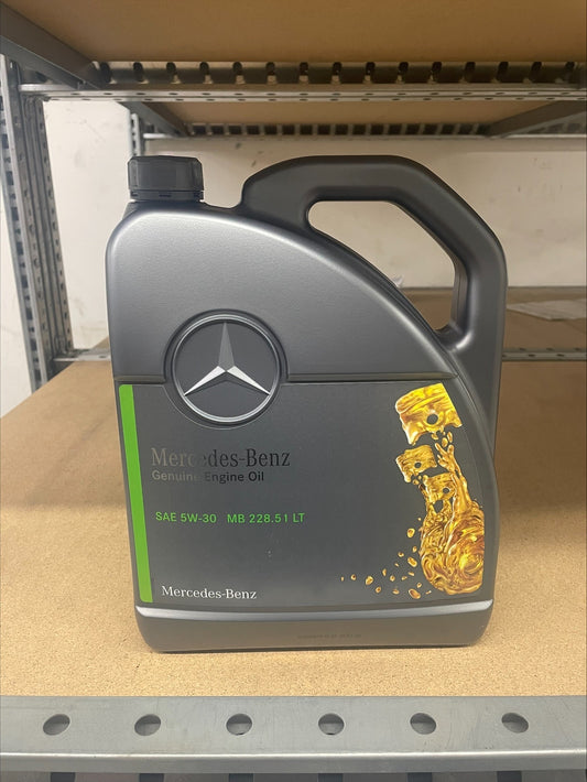 Genuine Mercedes-Benz Engine Oil, 5W-30, MB228.51LT, 5L