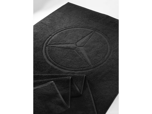 Mercedes-Benz Shower/Beach Towel, Black, Cotton, B66953607