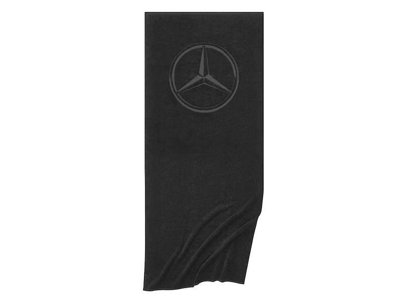 Mercedes-Benz Shower/Beach Towel, Black, Cotton, B66953607