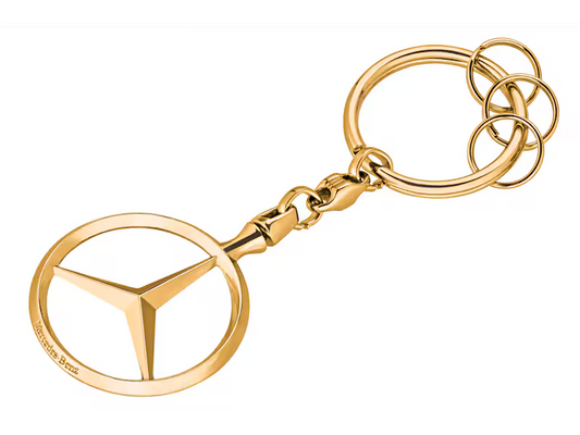 Mercedes-Benz Key Ring Accessory, Silver/Gold