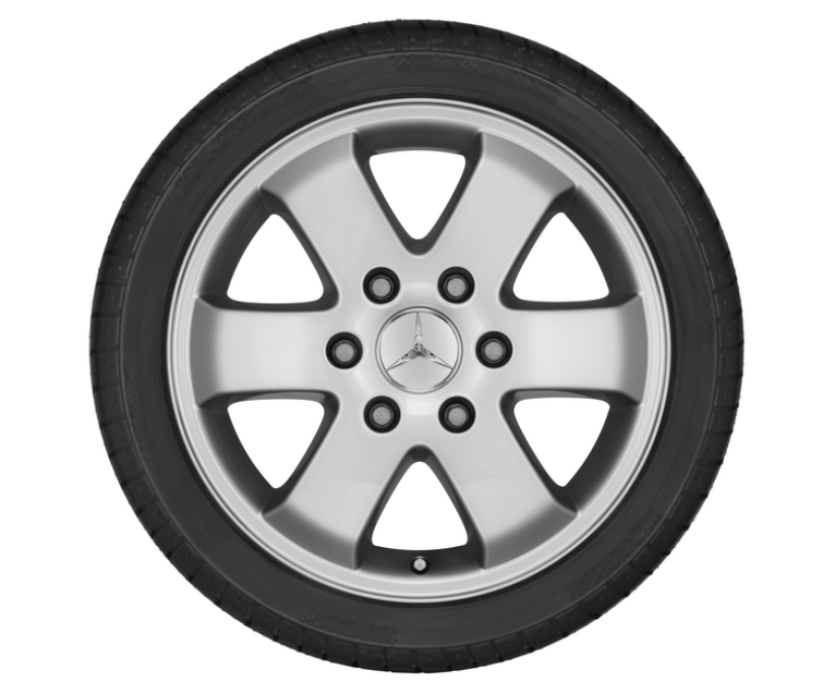 Mercedes-Benz Sprinter 6-spoke Single Alloy Wheel, (16 inch)