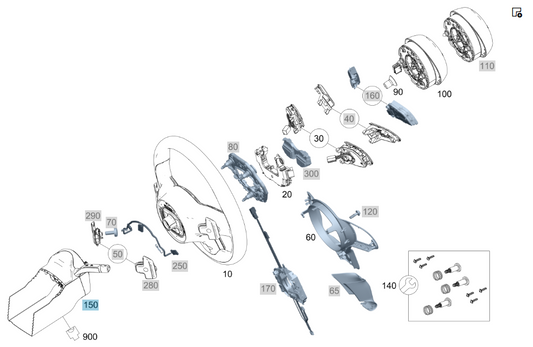 Genuine Mercedes-Benz Sprinter, Steering Control Module, A9079005710