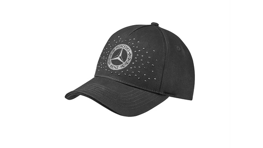 Mercedes-Benz Women's Cap, Adjustable Fit, Black