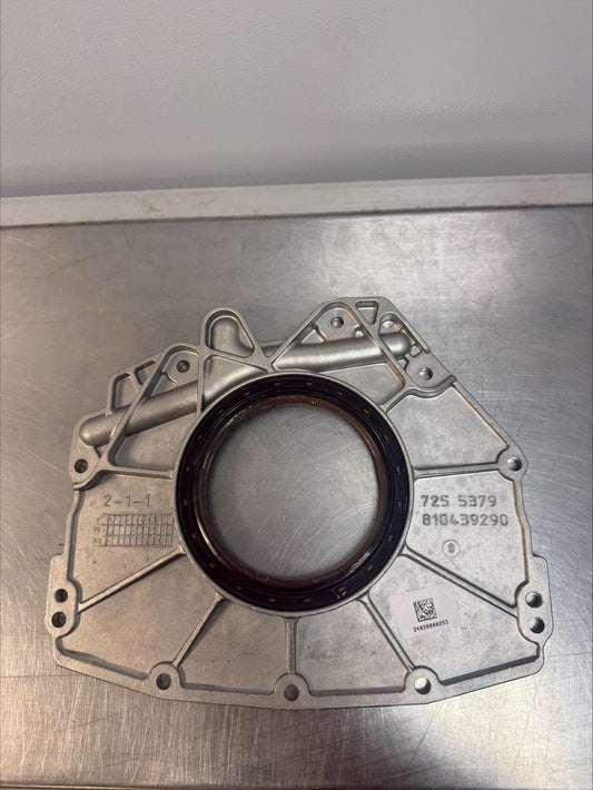 Genuine Mercedes-Benz Rear Crankshaft Cover, With Seal, For OM642 V6 Engine, A6420100214