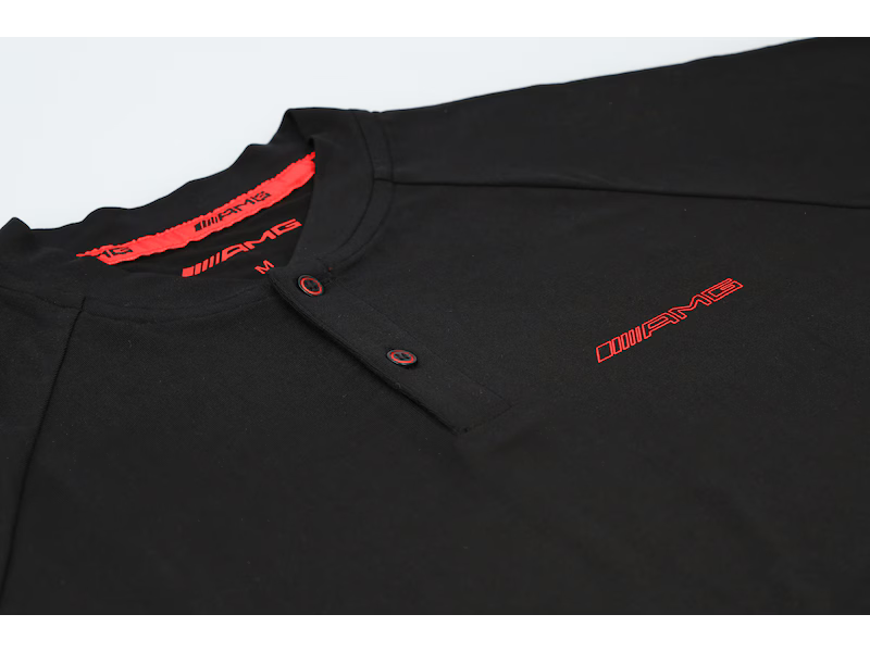 Mercedes-Benz Clothing Men's Black/Red AMG Polo Shirt