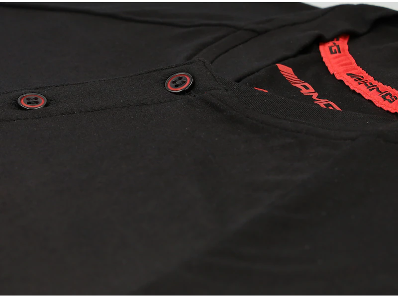 Mercedes-Benz Clothing Men's Black/Red AMG Polo Shirt