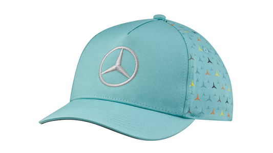 Mercedes-Benz Children's Cap, Turquoise, Cotton