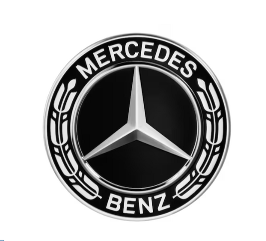 Genuine Mercedes-Benz Alloy Wheel Centre Caps, Set Of 4, A2224002200, Black