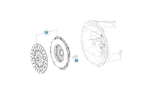 Genuine Mercedes-Benz Clutch Kit, For 907 Sprinter, OM651