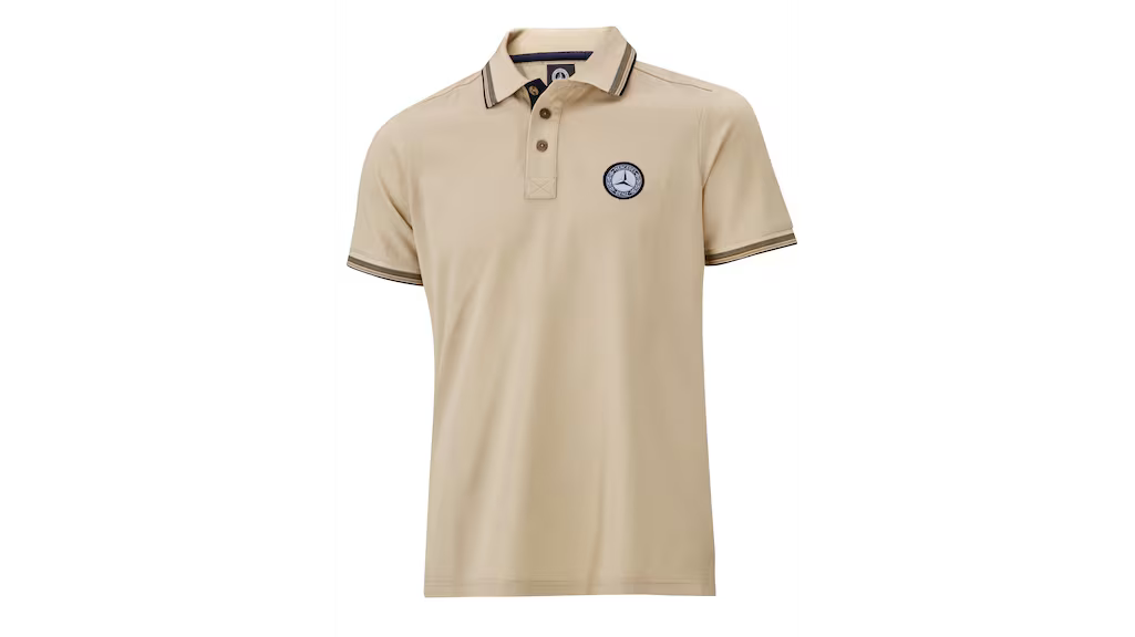 Mercedes-Benz Clothing, Men's Cream Polo Shirt