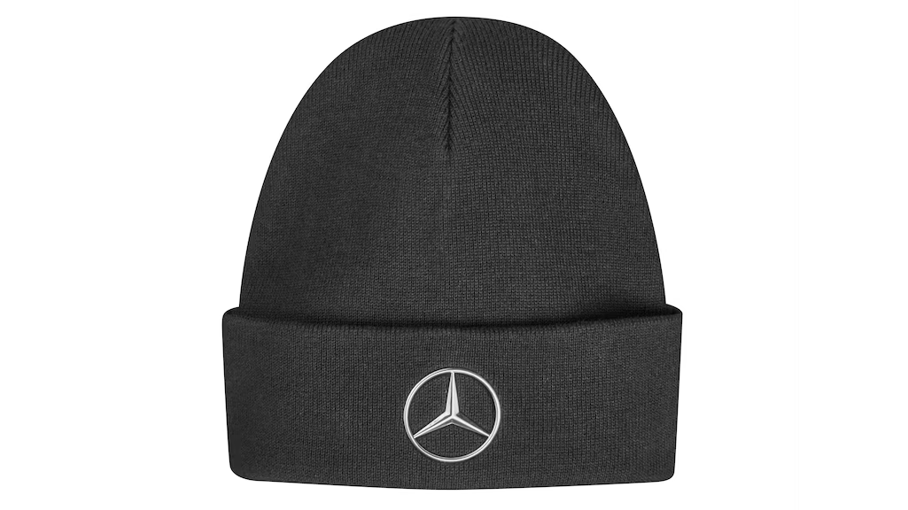Mercedes-Benz Knitted Hat, Black, Winter, B66959604