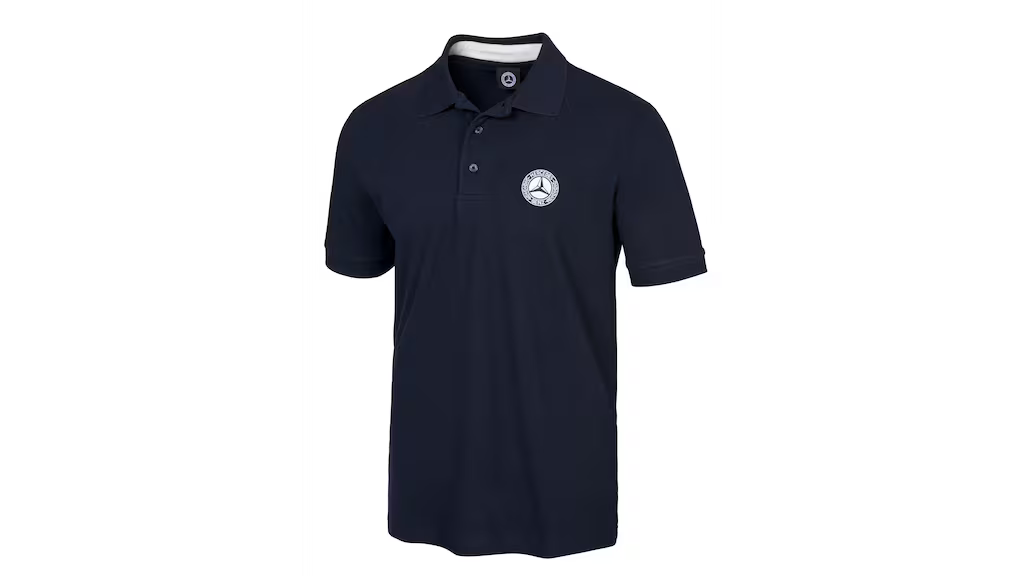 Mercedes-Benz Clothing, Men's Navy Blue Polo Shirt