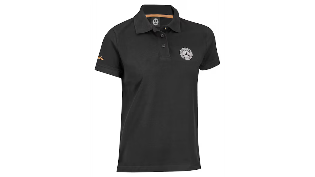 Mercedes-Benz Clothing Women's Black Polo Shirt