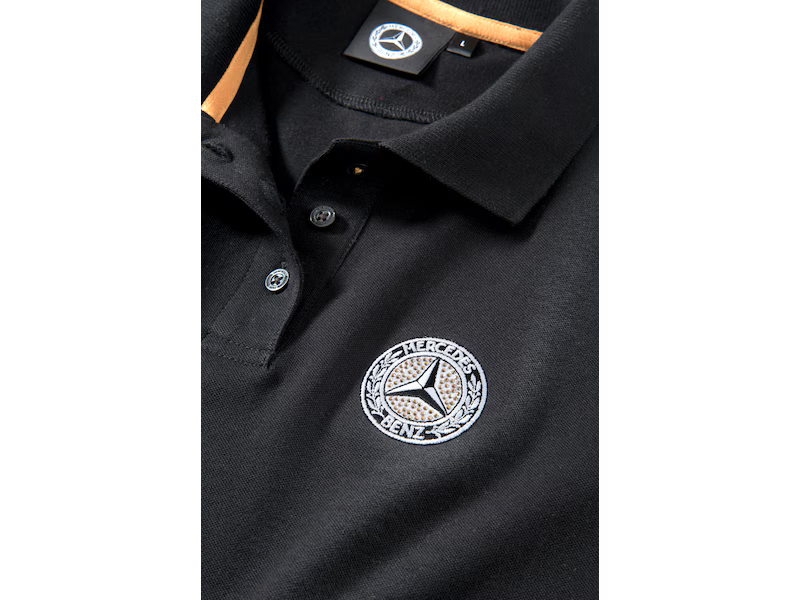 Mercedes-Benz Clothing Women's Black Polo Shirt