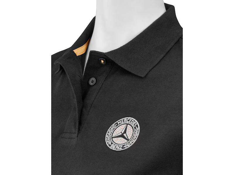 Mercedes-Benz Clothing Women's Black Polo Shirt